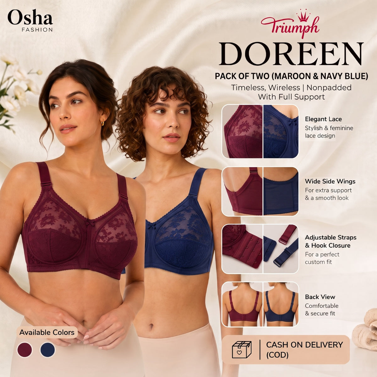 PACK OF 2 TRIUMPH DOREEN – WINTER COMFORT SALE |